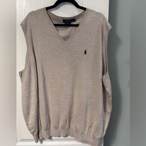 Polo Ralph Lauren tan sweater vest